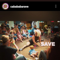Caba Baba Rave - take your baby to watch nearly naked men in fetish gear