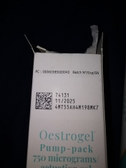 Oestrogel: new packaging (yet again)?