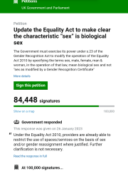 Petition to Update the Equality Act - thread 2