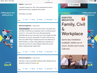 Ads covering a third of the page