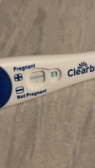 Indent line or start of faint positive? 
