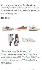 Which trainers are “in”? 
