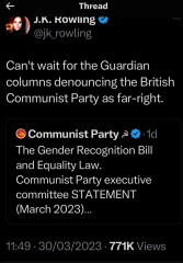Communist Party UK statement on GRR