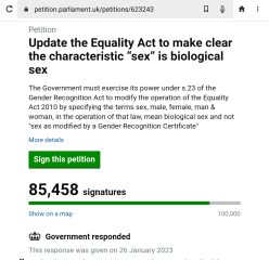 Petition to Update the Equality Act - thread 2
