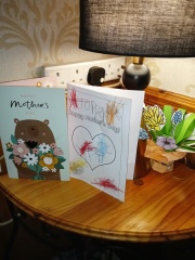 Can we see your homemade Mother's Day cards/pictures please?