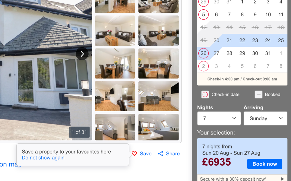 To think this must be a misprint? Nearly £7k for a week in the Lake District??