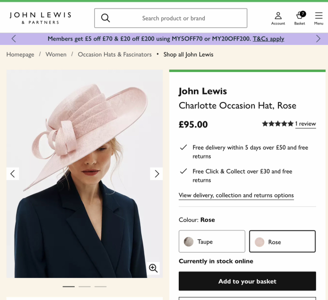 Choose a hat