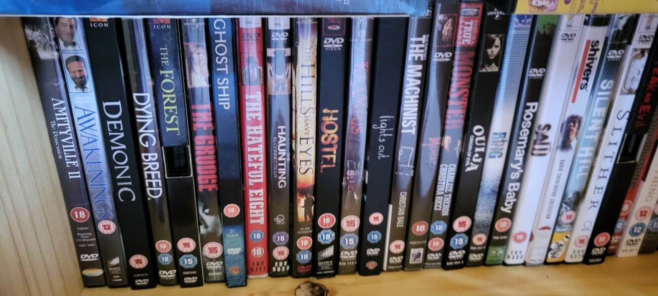 To ask your most scary horror film? 
