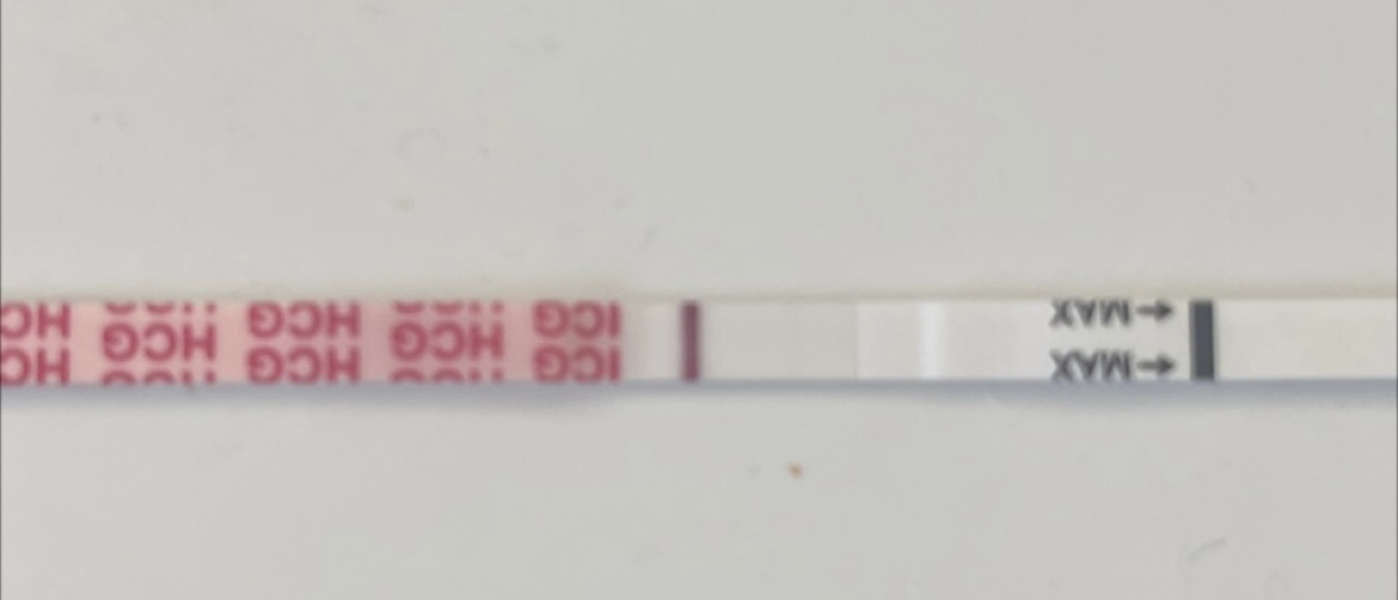 V faint line on cheap strip and positive clear blue ultra early digital 