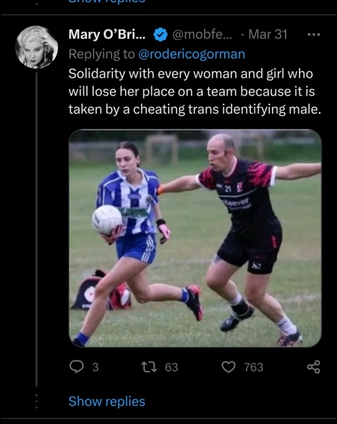 AIBU to be horrified that this man equal women's rights even though he says "he's comfortable with his genetils" Would you be happy to share a dressing room with him? 