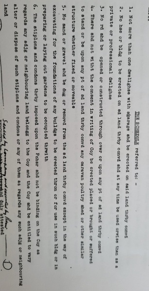 Can anyone explain these restrictive covenants (photo)