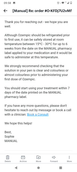 " I started Ozempic last night" THREAD FIVE"