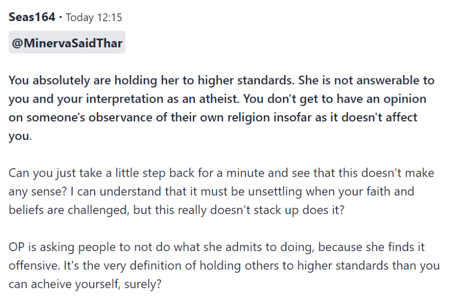 To wish people would stop saying 'Jesus' all the bloody time