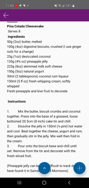 I've promised to take dessert tomorrow