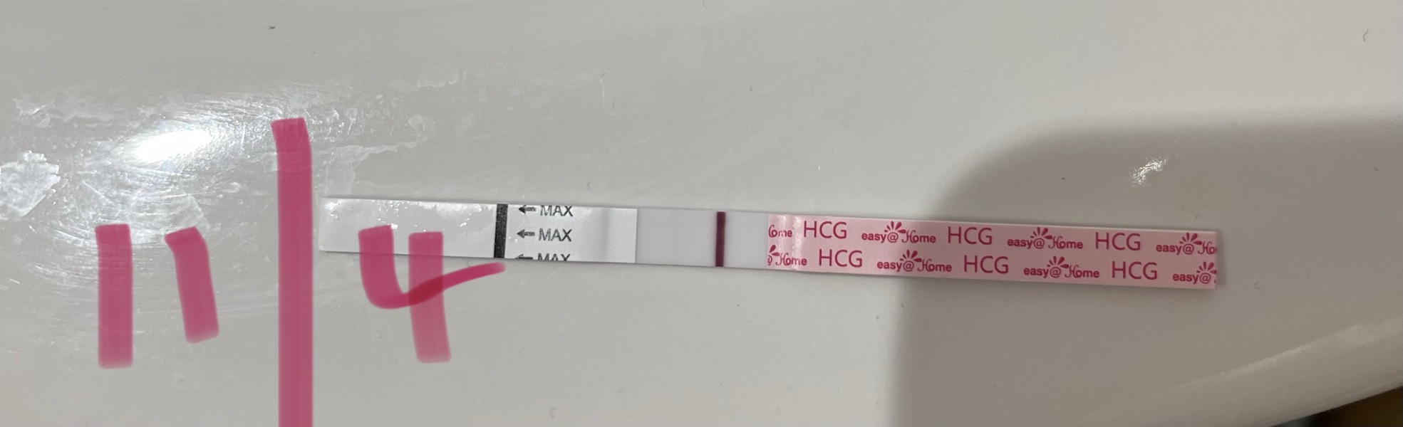 Positive tests after miscarriage 
