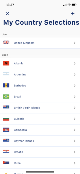 How many countries have you been to?