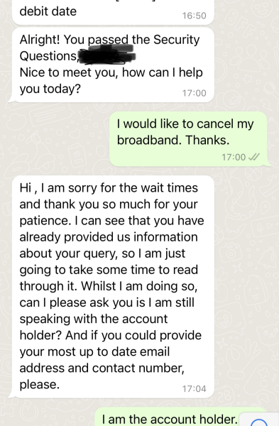 Kafkaesque customer service 