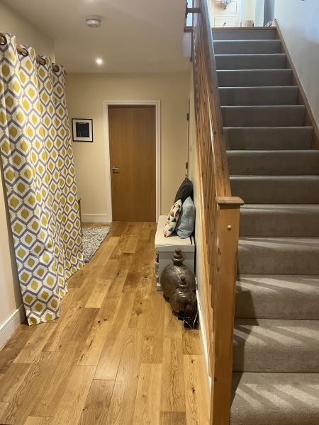 What shall I do with the bannisters? Something brave? 