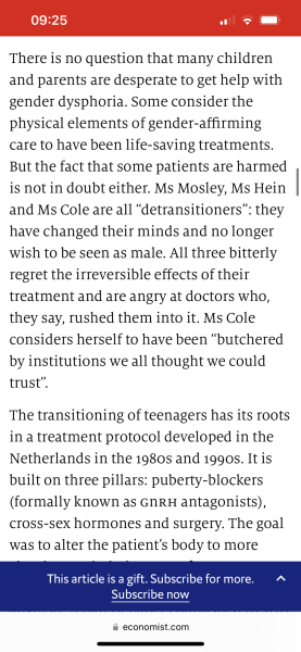“The evidence to support medicalised gender transitions in adolescents is worryingly weak”