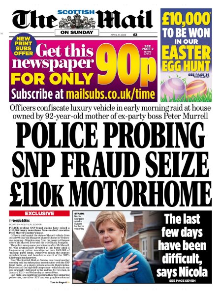 BREAKING NEWS! Peter Murrell in custody for questioning re. funding of SNP