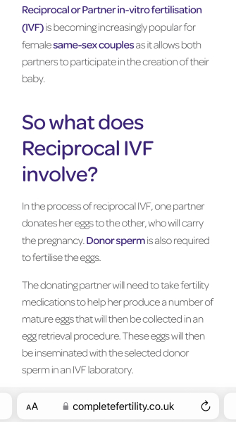 To think that a surrogate mother...