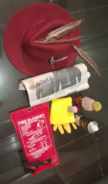 How do I remove sinister Santa outfit from a cactus?