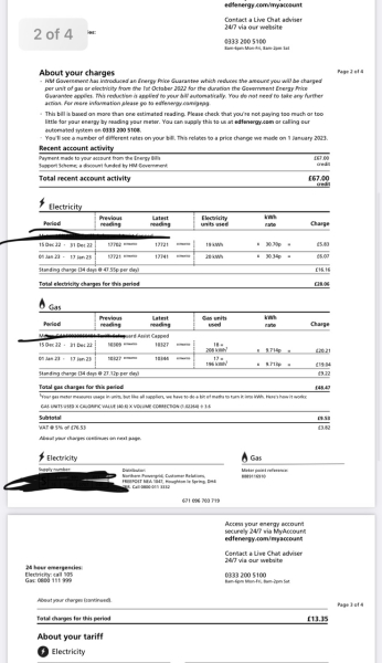 Edf sent me a massive bill -I'm confused help