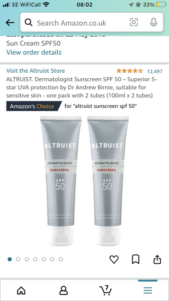 Suncream for v.fair skinned toddler with eczema prone skin