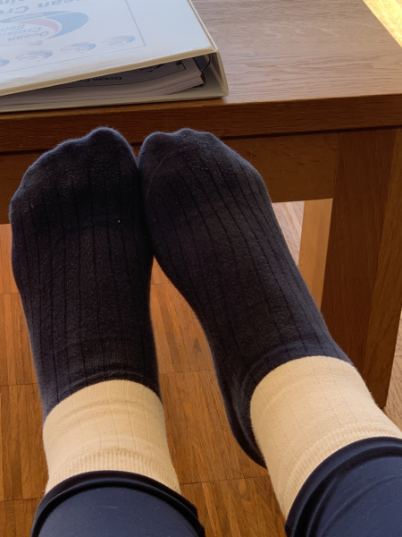 Toasties:- Spring frocks and socks?  