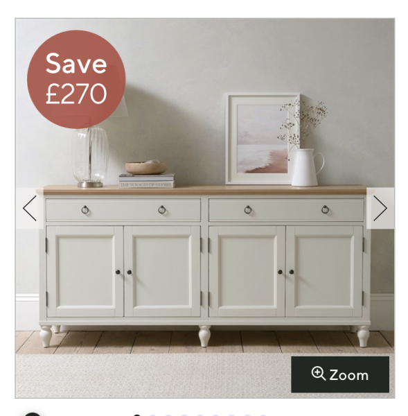 Take legs off sideboard?