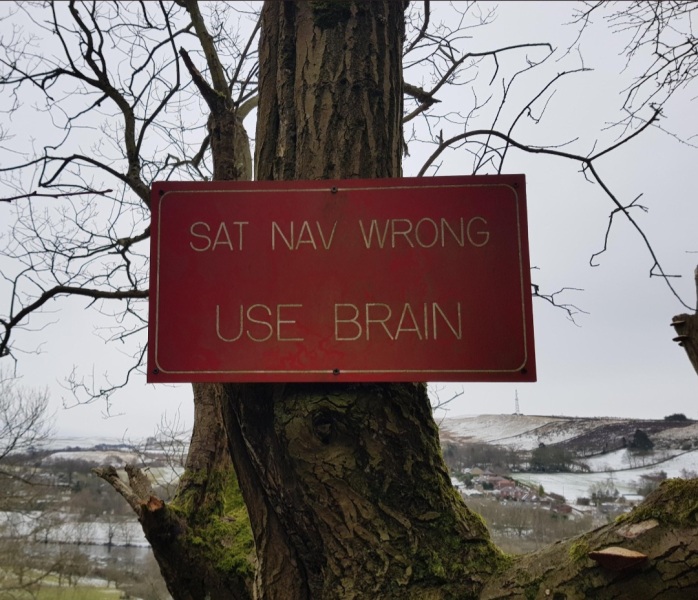 Using sat nav - do you just follow it blindly?