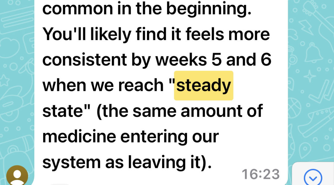 " I started Ozempic last night" THREAD FIVE"