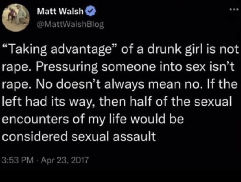I know many are sceptical re: Matt Walsh but this is so worth watching...