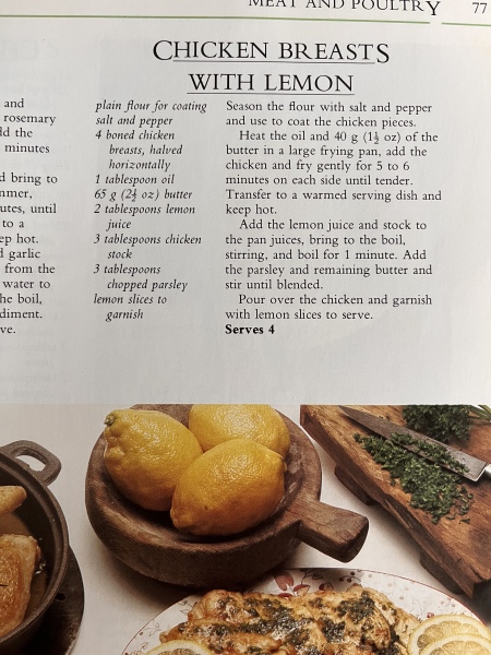 Recipe from an old (1980/90) Sainsbury's cookbook.
