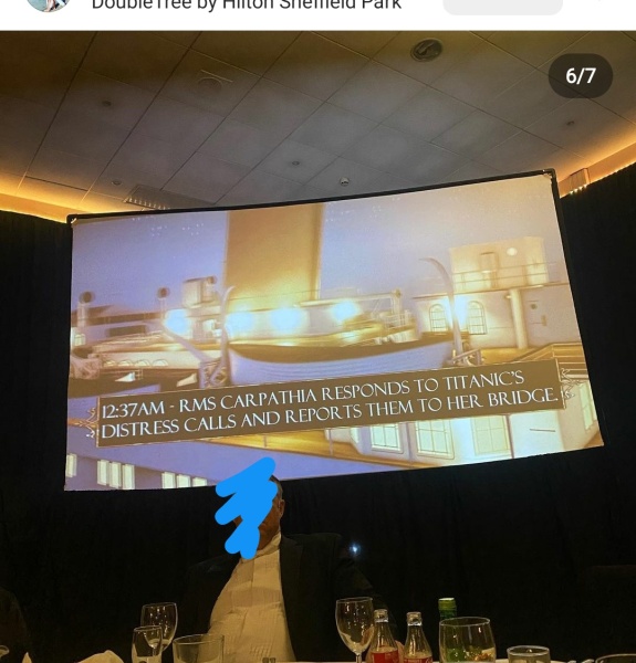 To think a 'Titanic Dining Experience' is grim AF?