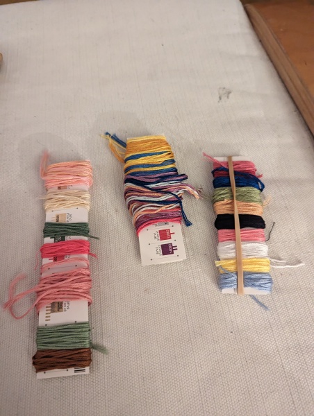 Organising x-stitch threads