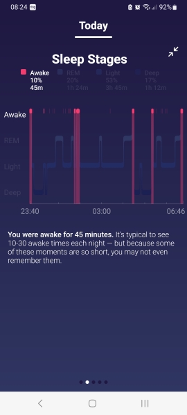 I woke up 27 times last night 