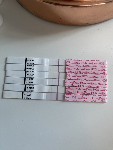 IVF 2ww faint line