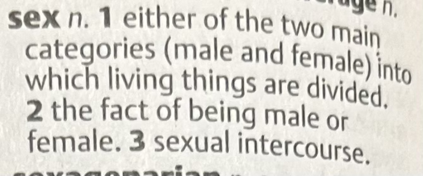 To think that sex and gender are the same thing?