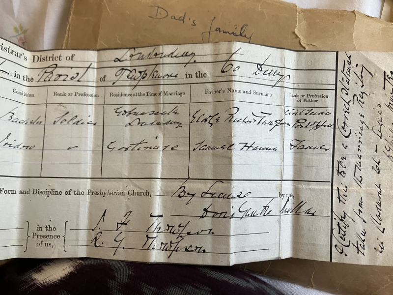Help needed reading old document!