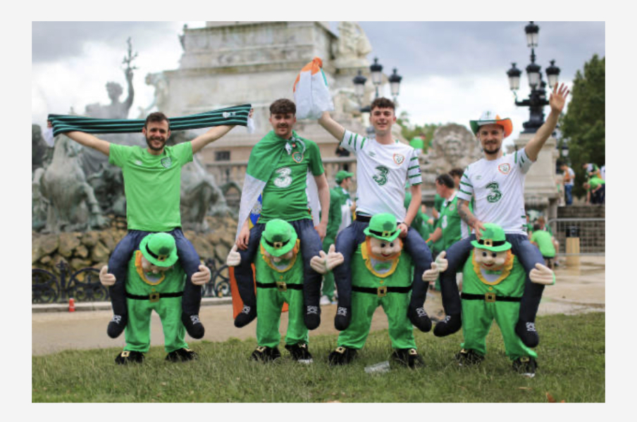 To think that the Peter Brookes cartoon of Joe Biden in the Times is pretty offensive towards Irish people?