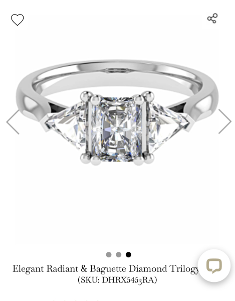 To want to choose my own engagement ring ? 