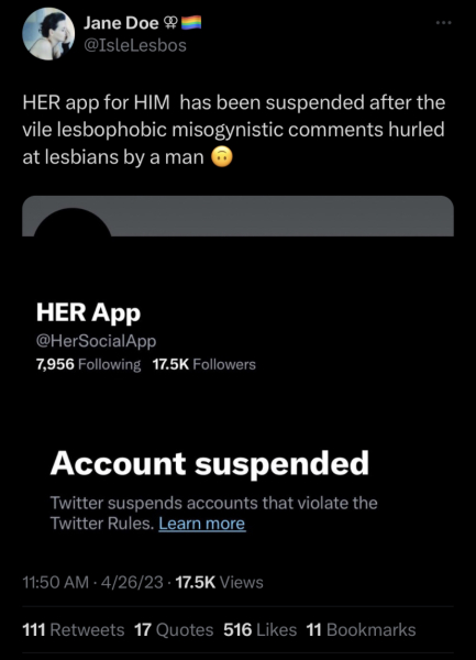 Her App - Terfs get out