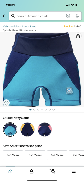 Swim Nappy/Shorts for 5yr olds