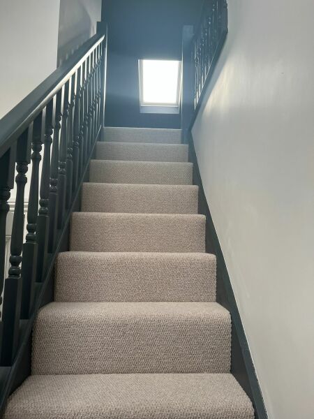 What shall I do with the bannisters? Something brave? 