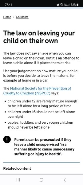 To leave a 16 and 15 year old on there own for a week 