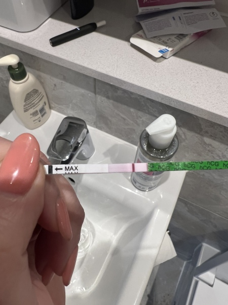Faint line on pregnancy test .what does this mean