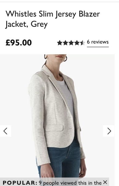 Polyester free blazer