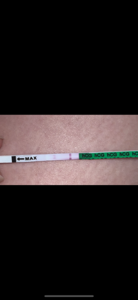 Positive line disappeared 