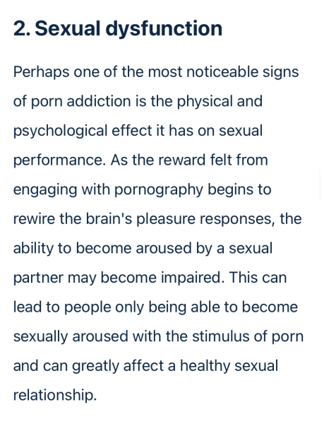 Lack of sex